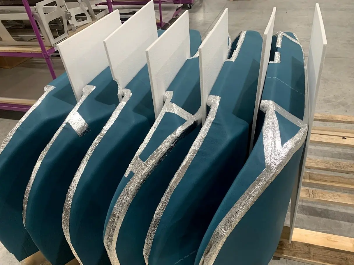 Welded air duct section